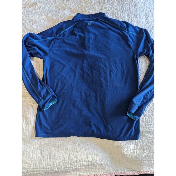 Tasc Bamboo Performance Quarter Zip Pullover Men’s X-Large Blue New Orleans - Picture 6 of 13
